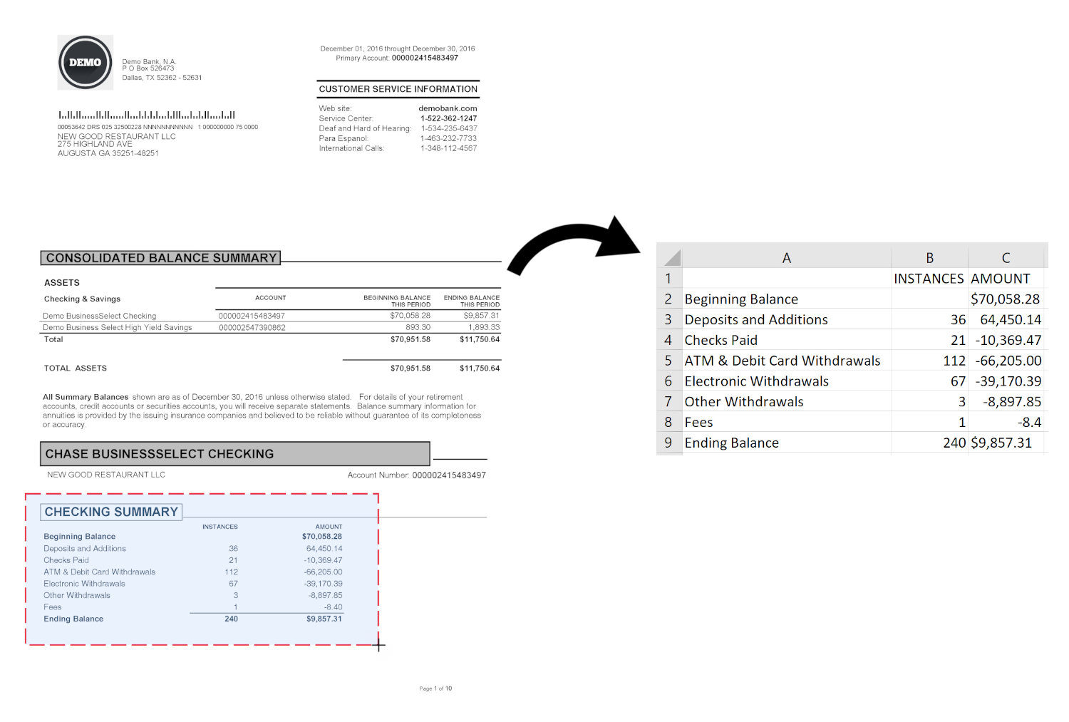 Bank Statement 1